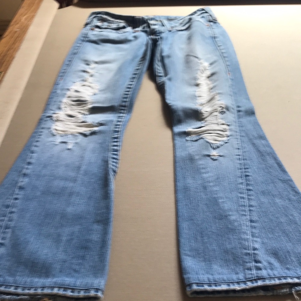 True Religion Joey Distressed light denim